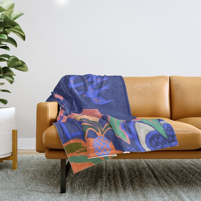 Fly South Throw Blanket Gallery Image 1