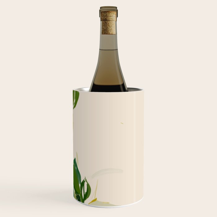 Plants In Summer Beige. Wine Chiller Gallery Image 3