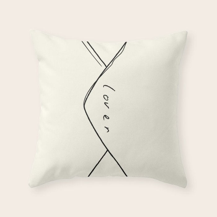 Love Letters Throw Pillow Gallery Image 6