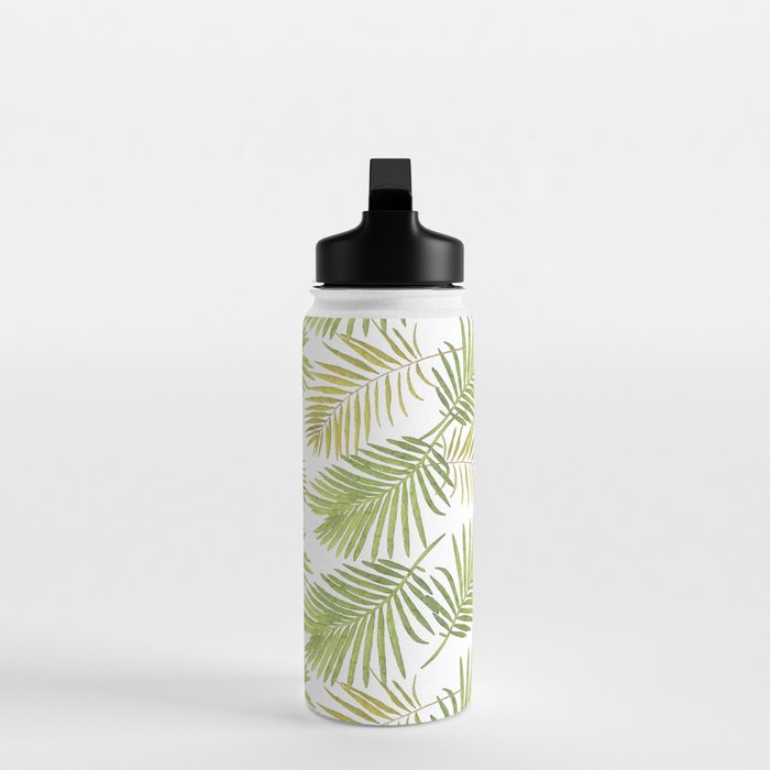 Palms on White Water Bottle Gallery Image 3