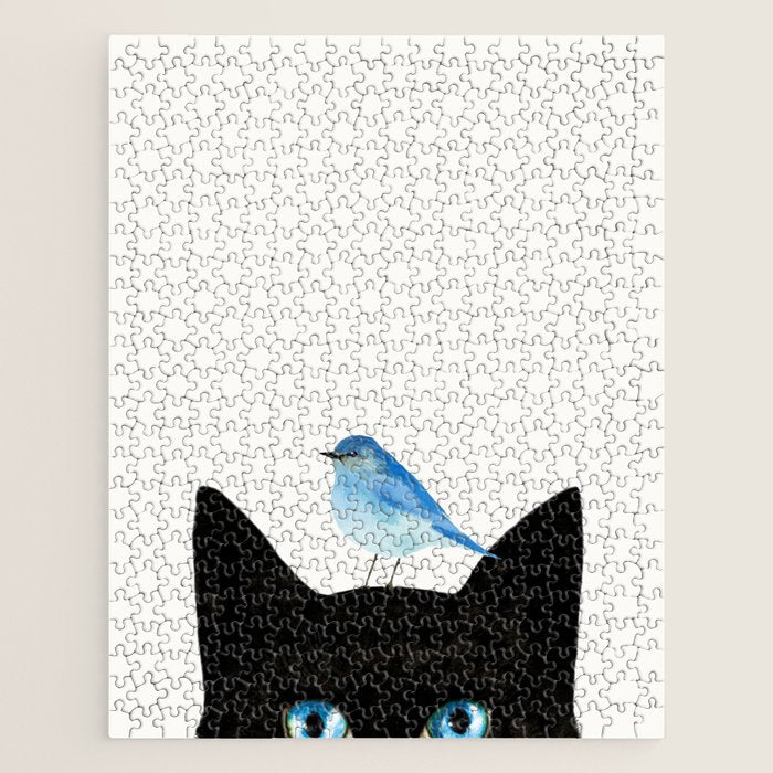 Cat and Bird Jigsaw Puzzle Gallery Image 1