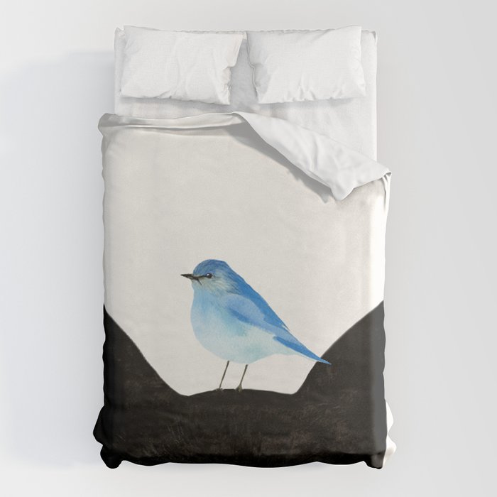 Cat and Bird Duvet Cover Gallery Image 6