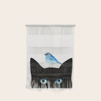 Cat and Bird Wall Hanging Gallery Image 1