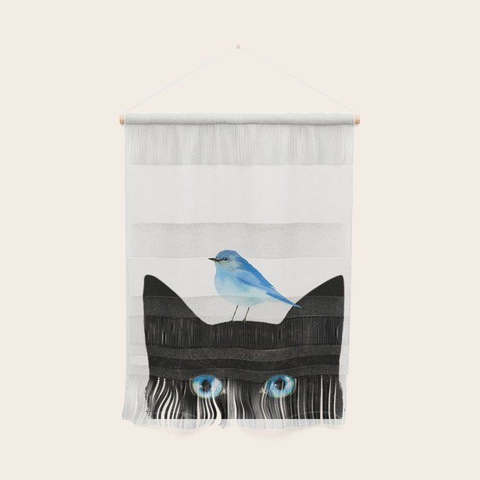 Cat and Bird Wall Hanging Gallery Image 1