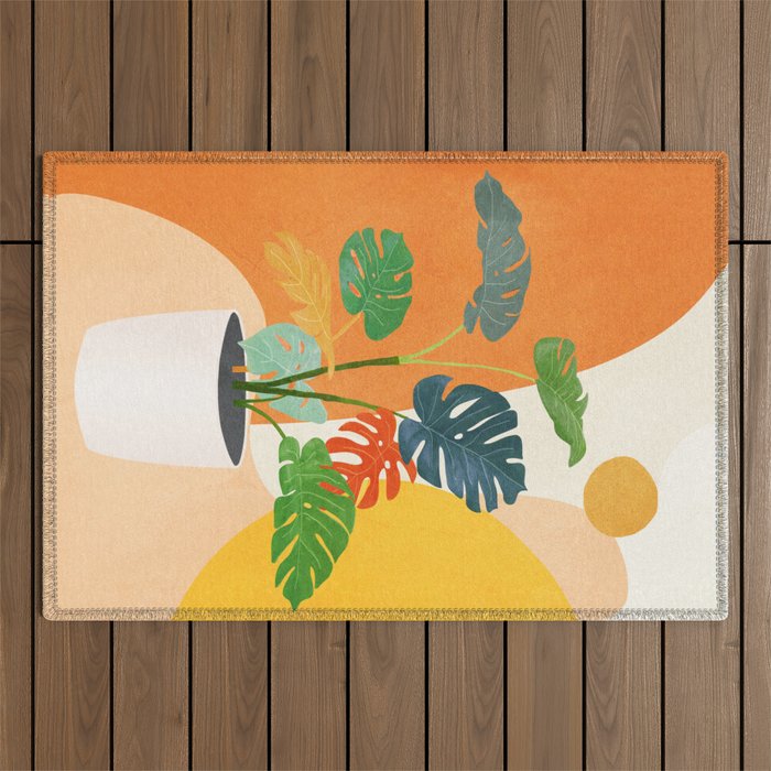 Colorful Branching Out 03 Outdoor Rug Gallery Image 1