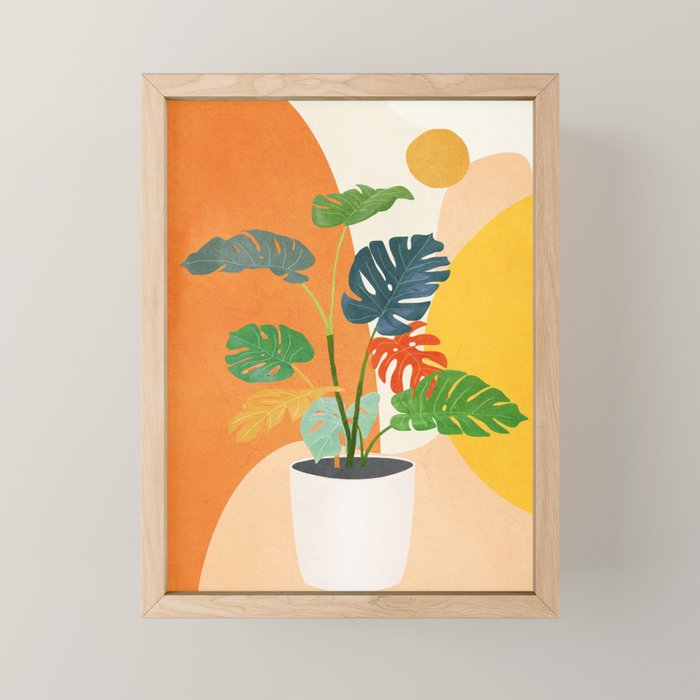 Colorful Branching Out 03 Mini Art Print Gallery Image 1