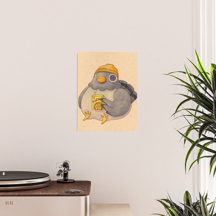 'Fuck' Pigeon 07 Poster Gallery Image 2