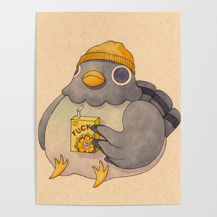 'Fuck' Pigeon 07 Poster Gallery Image 4