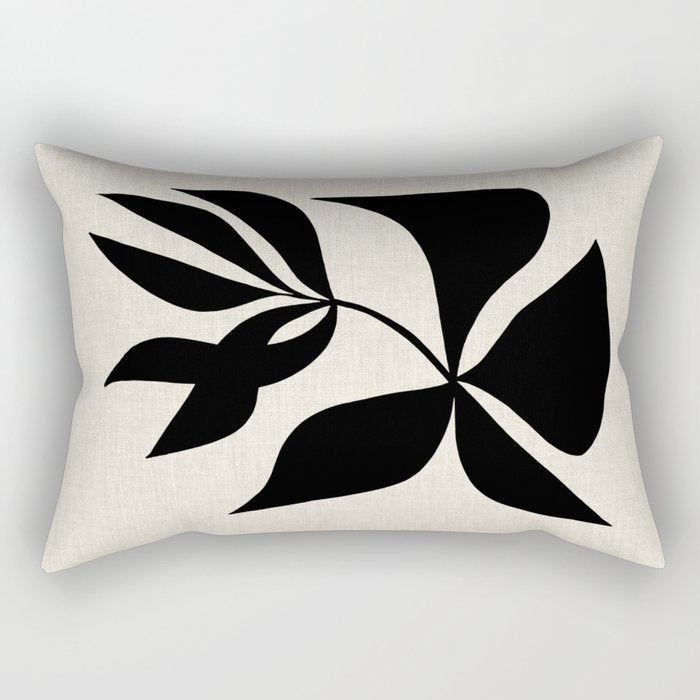 Forked Flower Rectangular Pillow Gallery Image 1