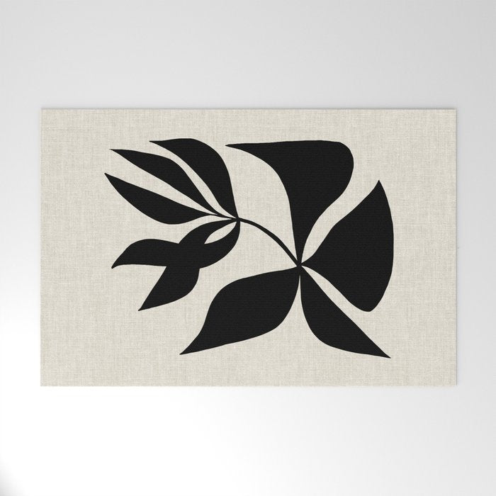 Forked Flower Welcome Mat Gallery Image 1