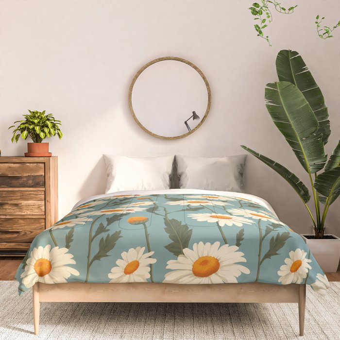 Charming Daisies with Ladybug Comforter Gallery Image 3