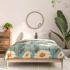 Charming Daisies with Ladybug Comforter Gallery Image 3