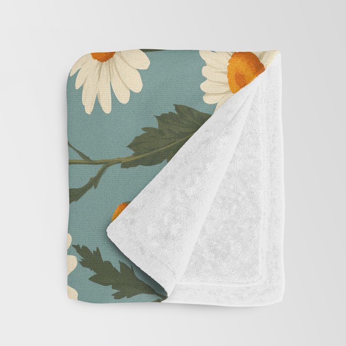 Charming Daisies with Ladybug Throw Blanket Gallery Image 3