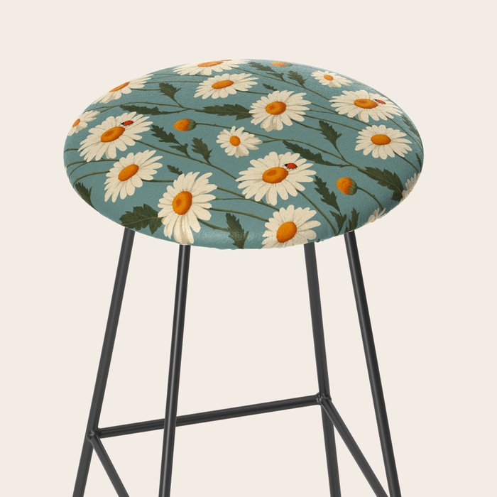 Charming Daisies with Ladybug Stool Gallery Image 2