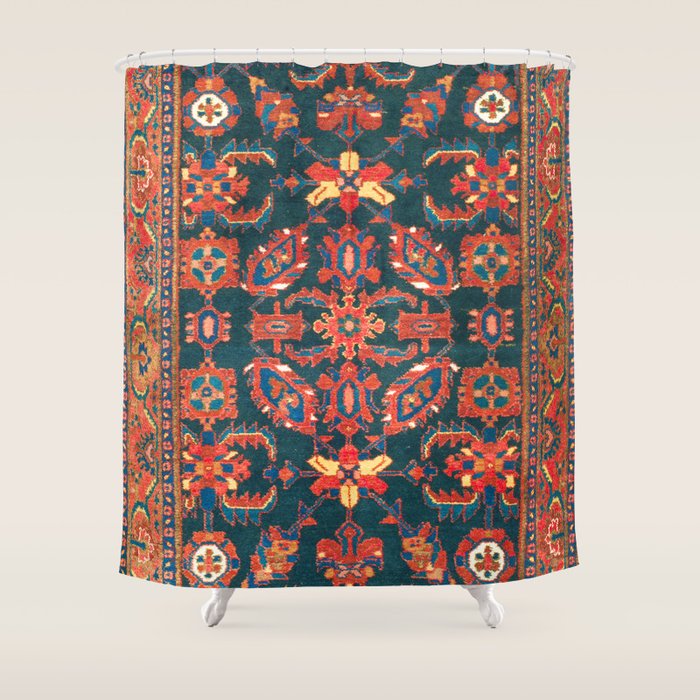 Hamadan West Persian Rug Print Shower Curtain Gallery Image 1