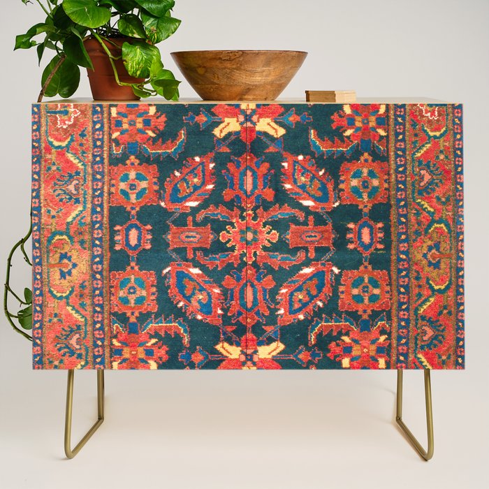 Hamadan West Persian Rug Print Credenza Gallery Image 1
