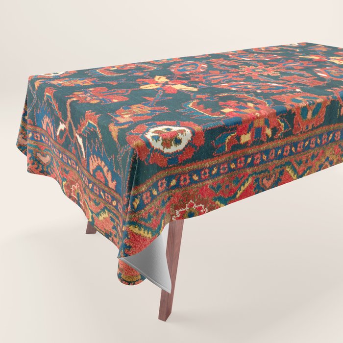 Hamadan West Persian Rug Print Tablecloth Gallery Image 1