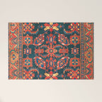 Hamadan West Persian Rug Print Welcome Mat Gallery Image 1