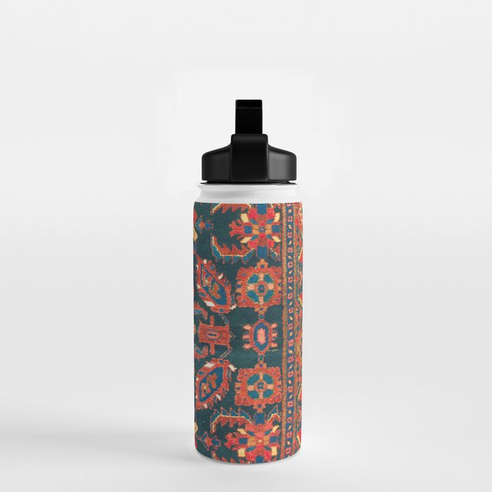 Hamadan West Persian Rug Print Water Bottle Gallery Image 2