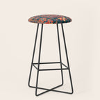 Hamadan West Persian Rug Print Stool Gallery Image 1