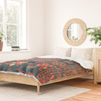 Hamadan West Persian Rug Print Duvet Cover Gallery Image 2