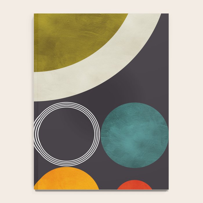 mid century bauhaus geometry abstract 2020 3 Notebook Gallery Image 4