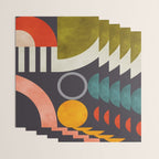 mid century bauhaus geometry abstract 2020 3 Wrapping Paper Gallery Image 3