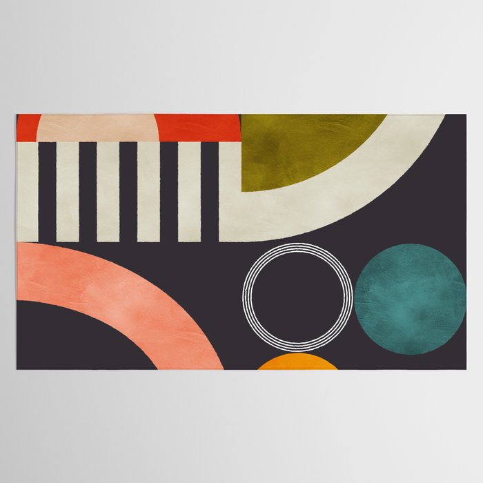 mid century bauhaus geometry abstract 2020 3 Tablecloth Gallery Image 2