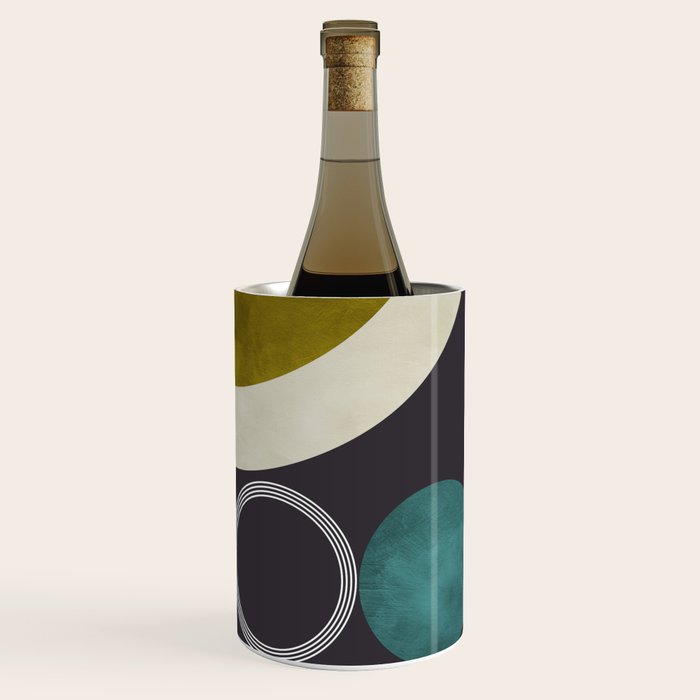 mid century bauhaus geometry abstract 2020 3 Wine Chiller Gallery Image 3