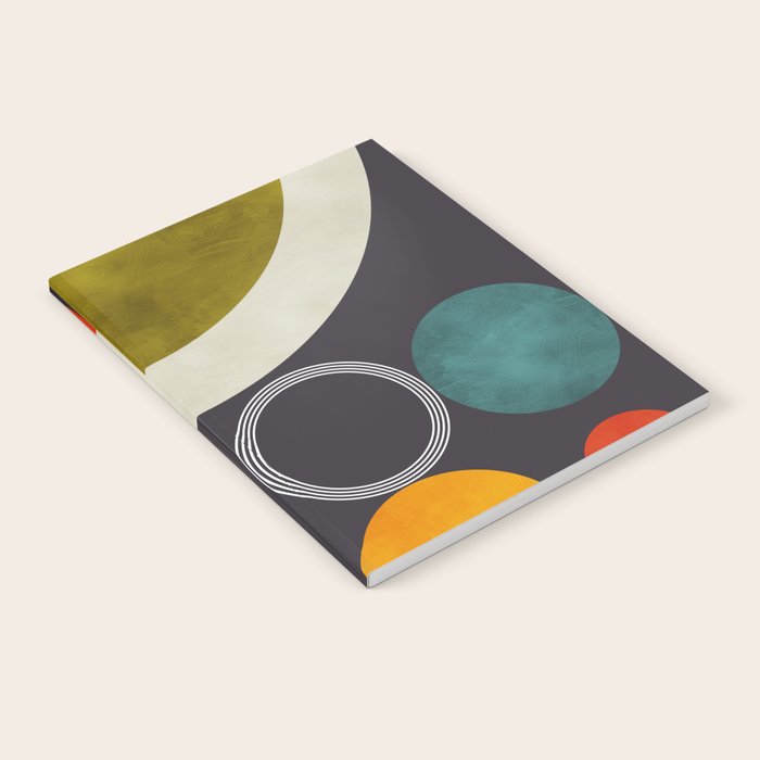 mid century bauhaus geometry abstract 2020 3 Notebook Gallery Image 2