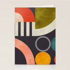 mid century bauhaus geometry abstract 2020 3 Stationery Card Gallery Image 2