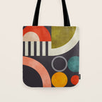 mid century bauhaus geometry abstract 2020 3 Tote Bag Gallery Image 1
