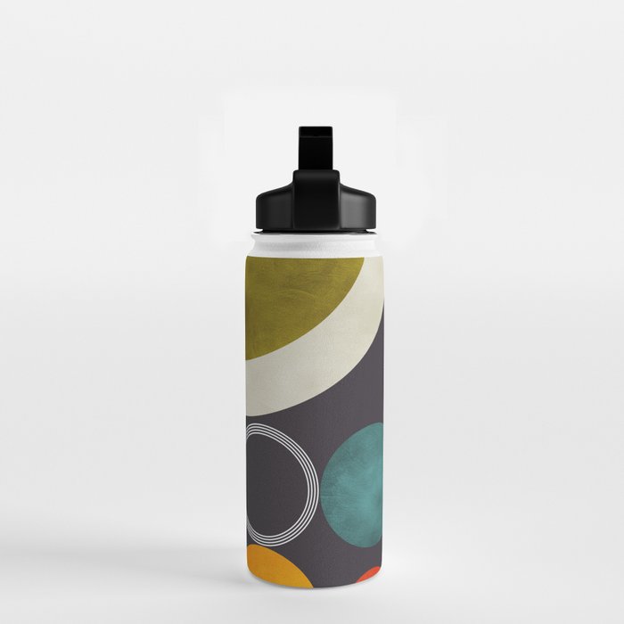 mid century bauhaus geometry abstract 2020 3 Water Bottle Gallery Image 2