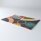 mid century bauhaus geometry abstract 2020 3 Rug Gallery Image 3