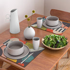 mid century bauhaus geometry abstract 2020 3 Placemat Gallery Image 2