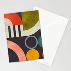 mid century bauhaus geometry abstract 2020 3 Stationery Card Gallery Image 2