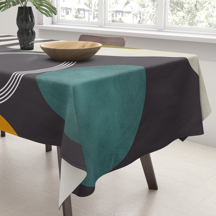 mid century bauhaus geometry abstract 2020 3 Tablecloth Gallery Image 3