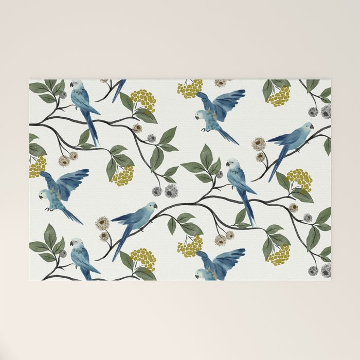 Spix Macaws Welcome Mat Gallery Image 1