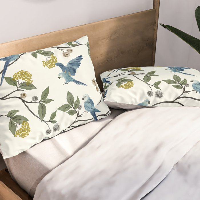 Spix Macaws Pillow Sham Gallery Image 2