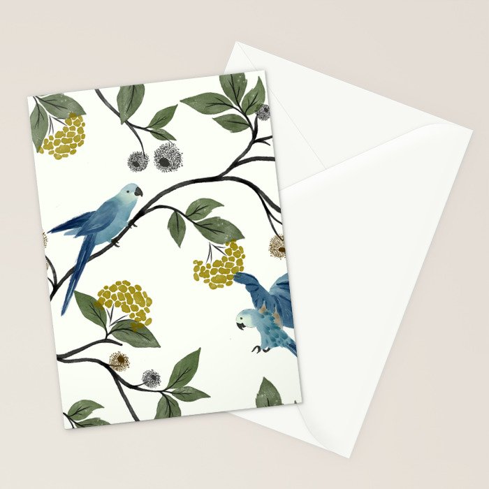 Spix Macaws Stationery Card Gallery Image 2