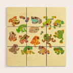 Tree frog Wood Wall Art Gallery Image 1