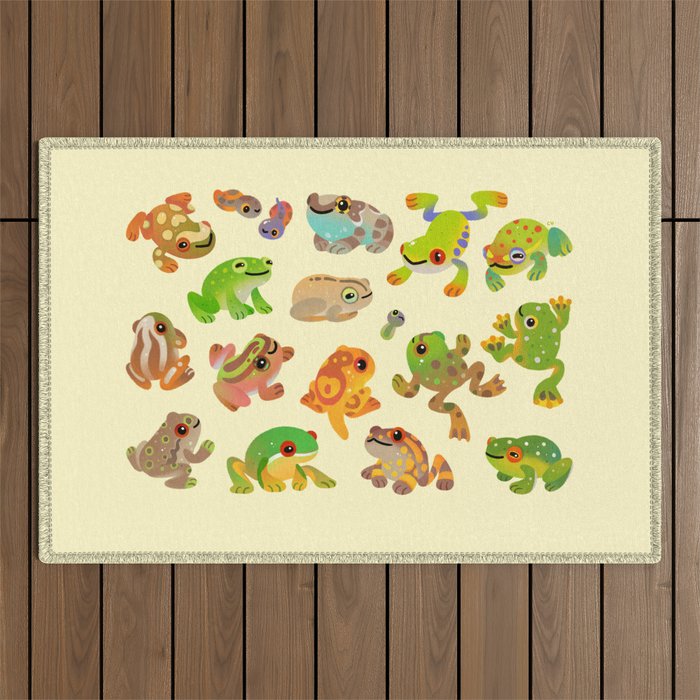 Tree frog Outdoor Rug Gallery Image 1