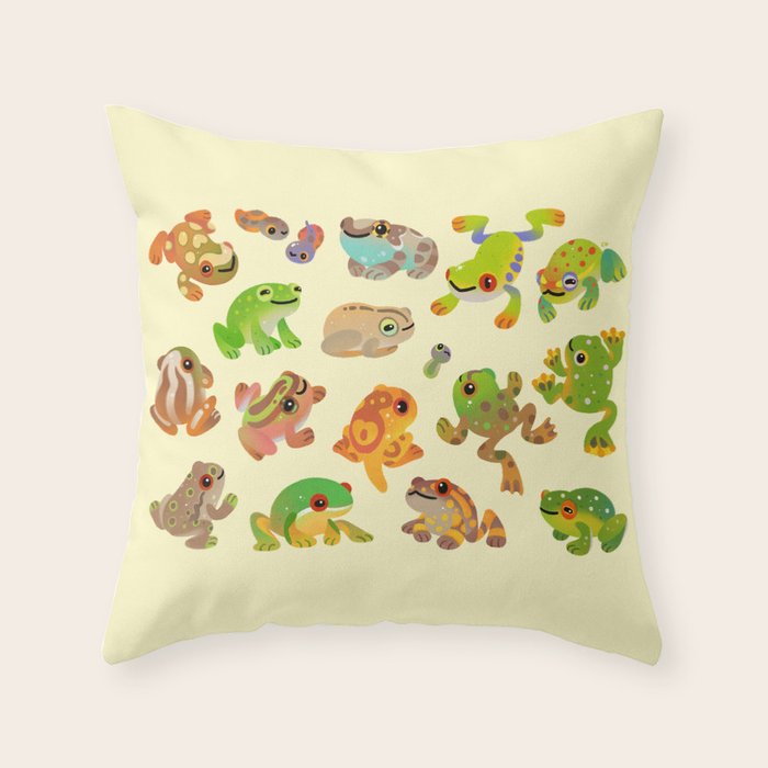 Tree frog Throw Pillow Gallery Image 6