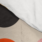 Retro Bauhaus Dots | 70s European Pattern Comforter Gallery Image 4