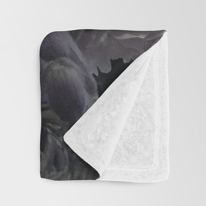 Peonies pale pink and white floral bunch Throw Blanket Gallery Image 3