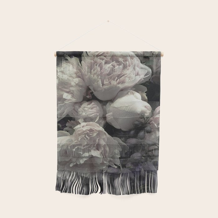Peonies pale pink and white floral bunch Wall Hanging Gallery Image 1