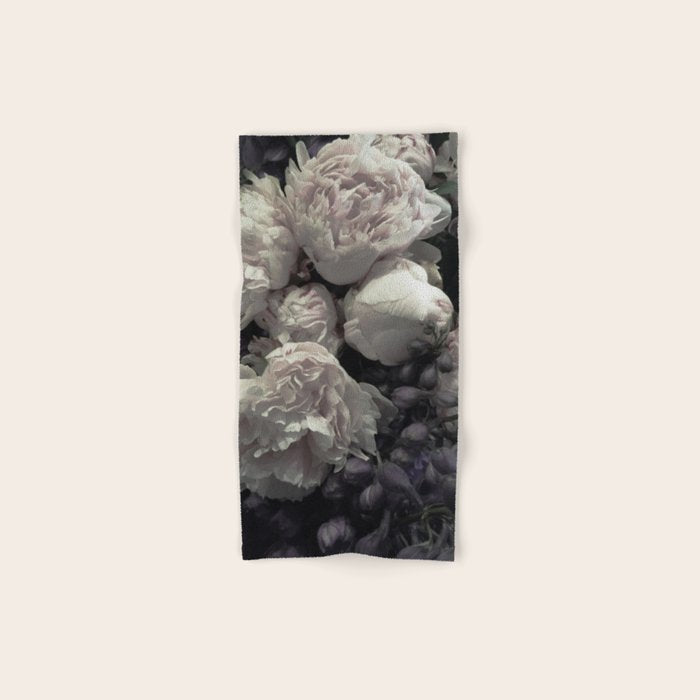 Peonies pale pink and white floral bunch Bath Towel Gallery Image 1
