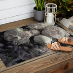 Peonies pale pink and white floral bunch Outdoor Rug Gallery Image 2