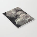 Peonies pale pink and white floral bunch Notebook Gallery Image 3