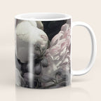 Peonies pale pink and white floral bunch Coffee Mug Gallery Image 1